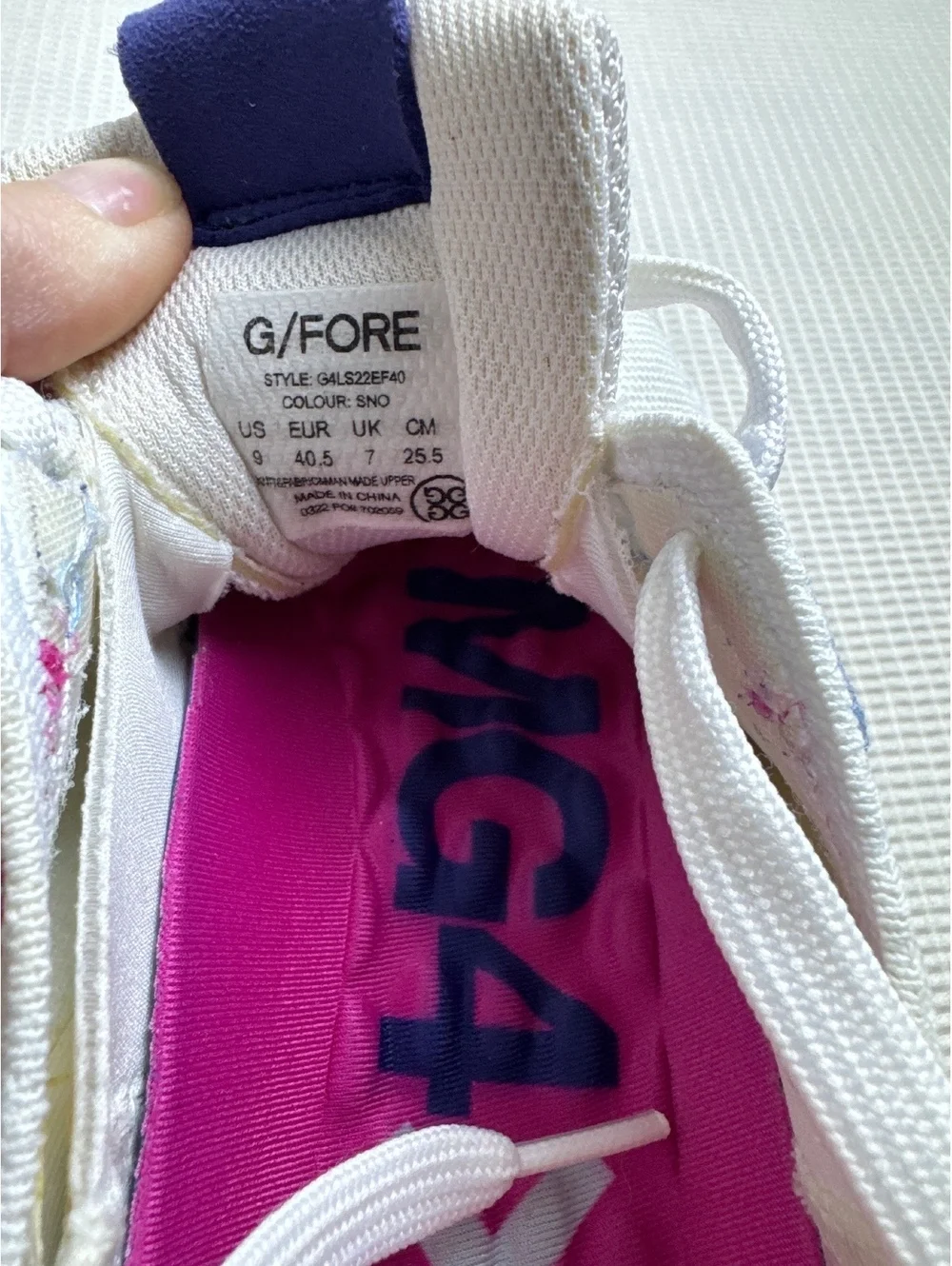 G/FORE women’s MG4x2 golf cross trainer